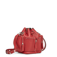 Sac Mon Tresor en cuir - Rouge