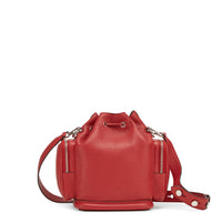 Sac Mon Tresor en cuir - Rouge