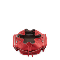 Sac Mon Tresor en cuir - Rouge