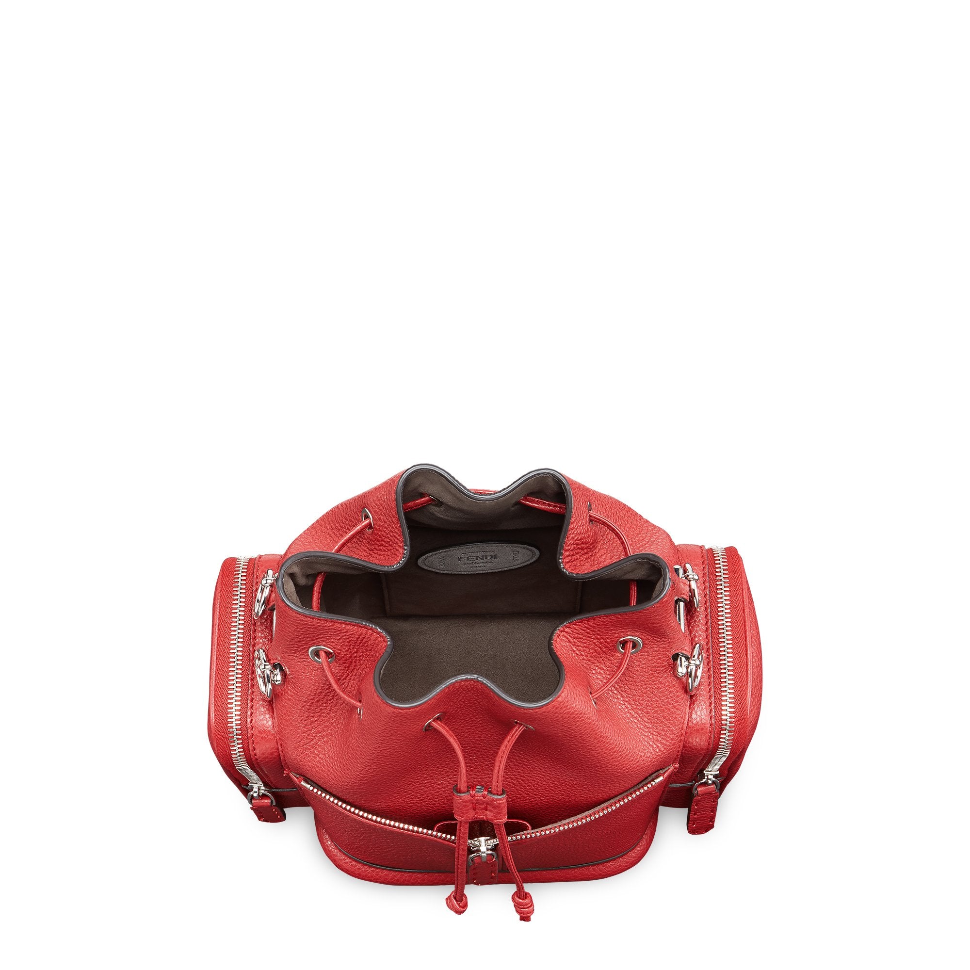 Sac Mon Tresor en cuir - Rouge