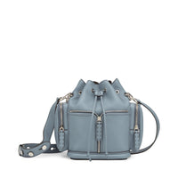 Sac Mon Tresor en cuir - Bleu