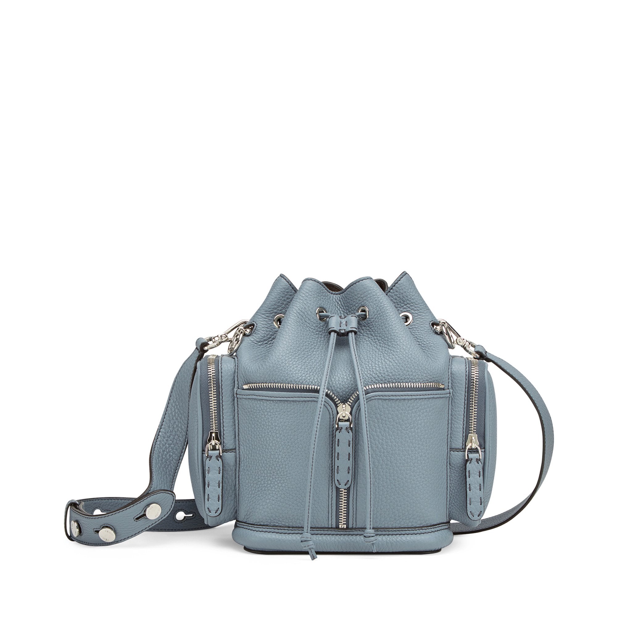 Sac Mon Tresor en cuir - Bleu