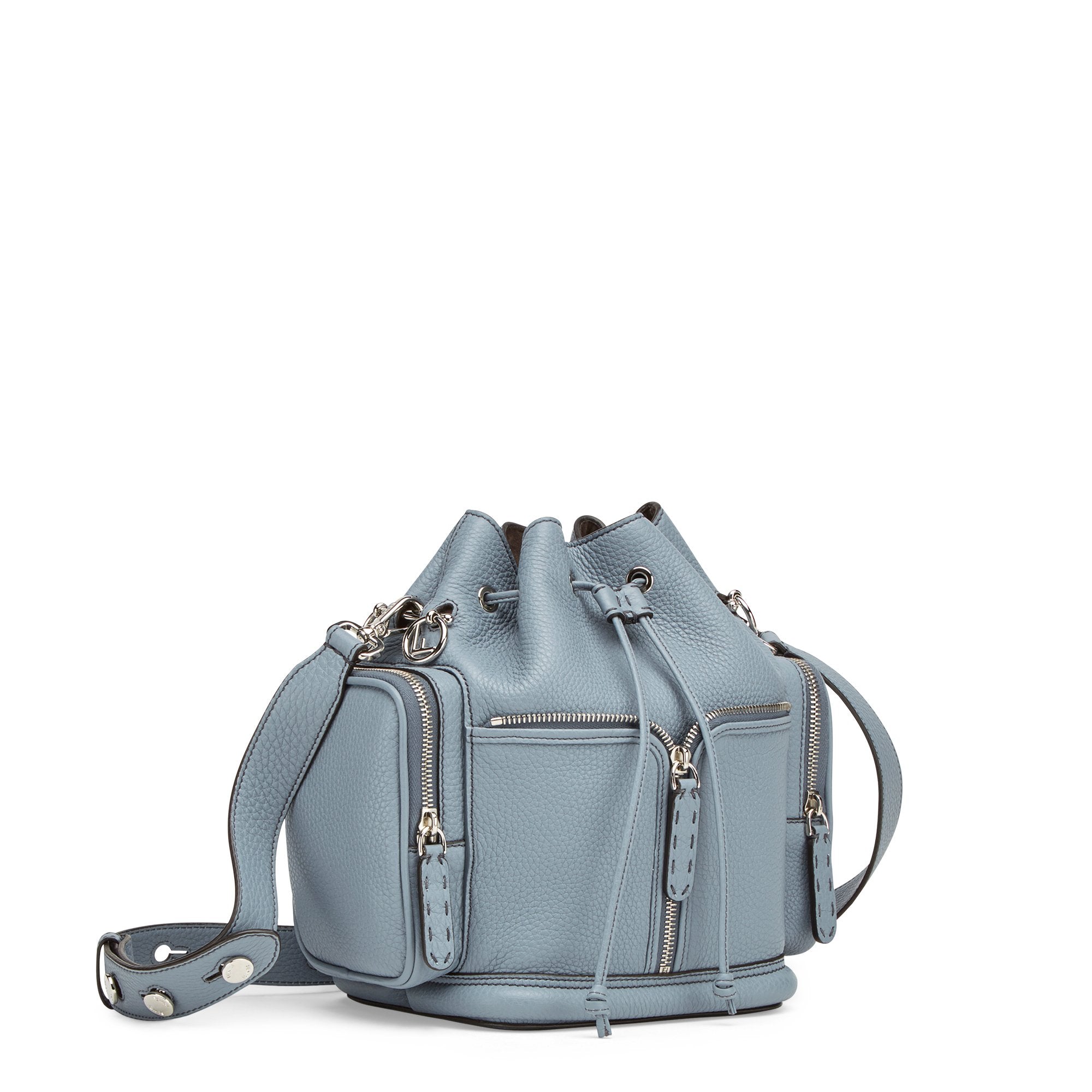 Sac Mon Tresor en cuir - Bleu