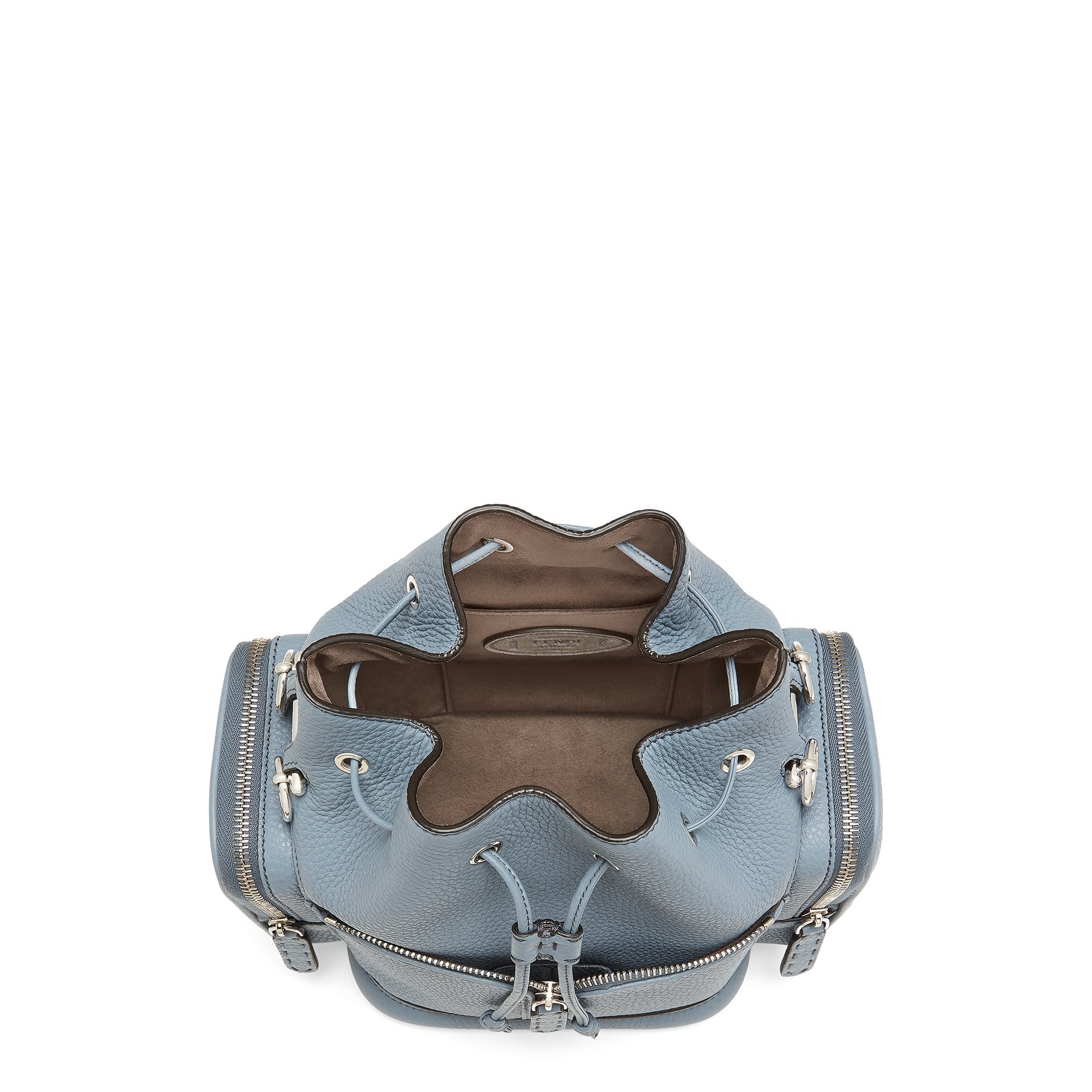 Sac Mon Tresor en cuir - Bleu