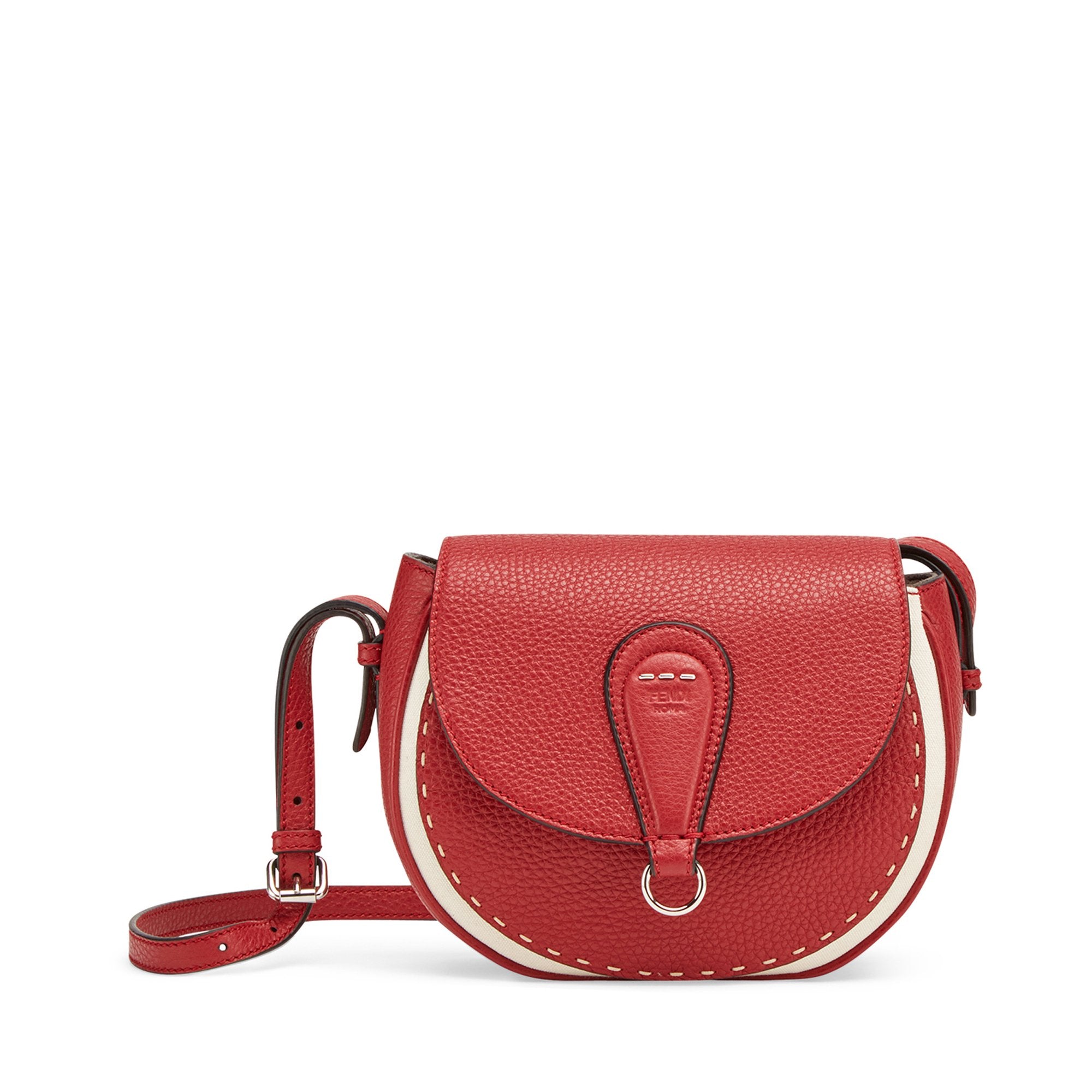 Sac à bandoulière en cuir - Rouge