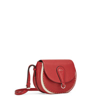 Sac à bandoulière en cuir - Rouge