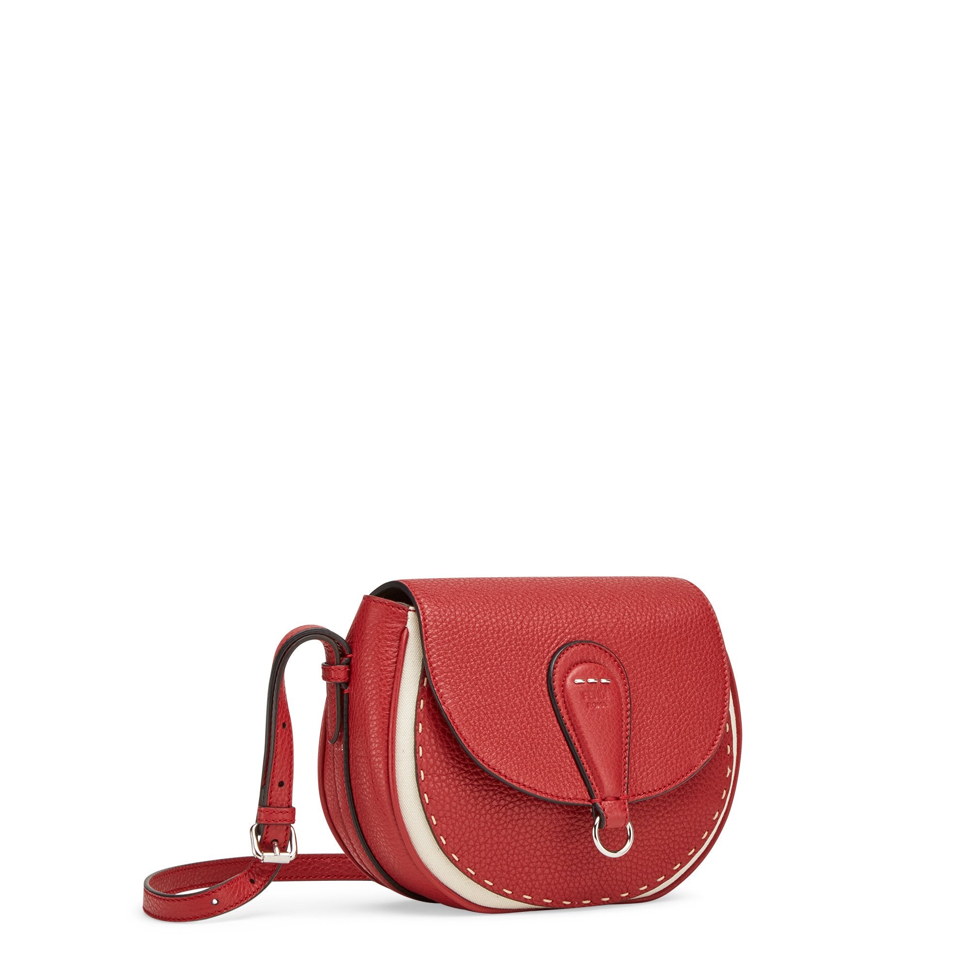 Sac à bandoulière en cuir - Rouge