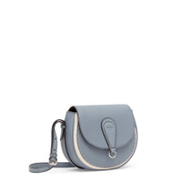 Sac à bandoulière en cuir - Bleu