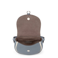 Sac à bandoulière en cuir - Bleu