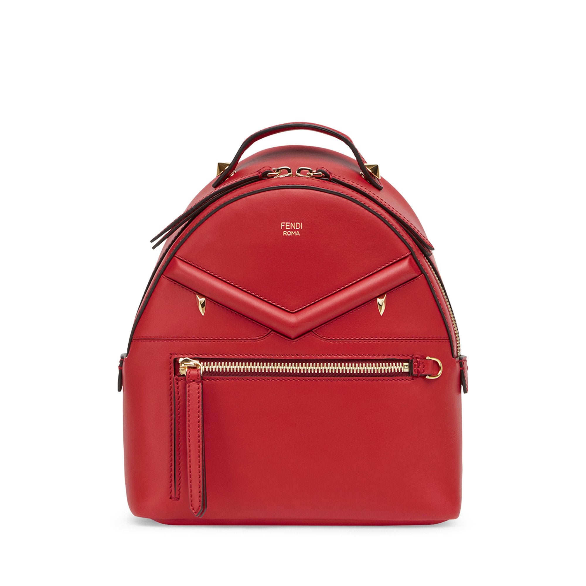 Mini sac à dos en cuir - Rouge