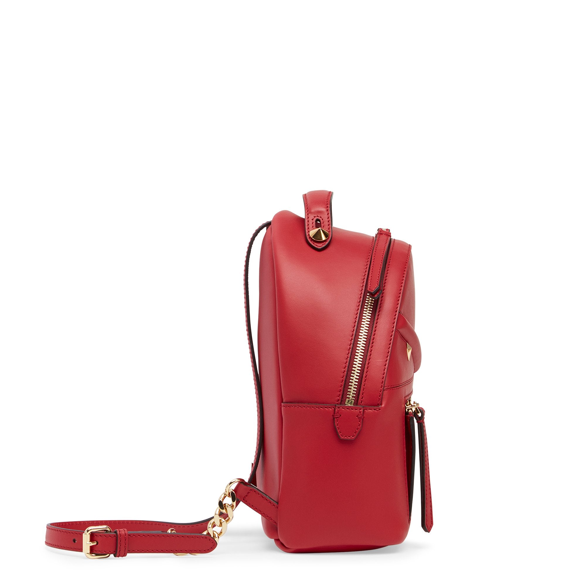 Mini sac à dos en cuir - Rouge