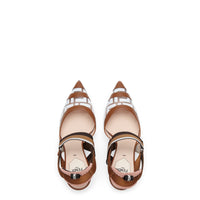Escarpin colibrì - Blanc & Marron