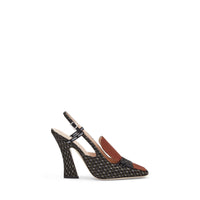 Escarpin FFreedom en jacquard - Noir