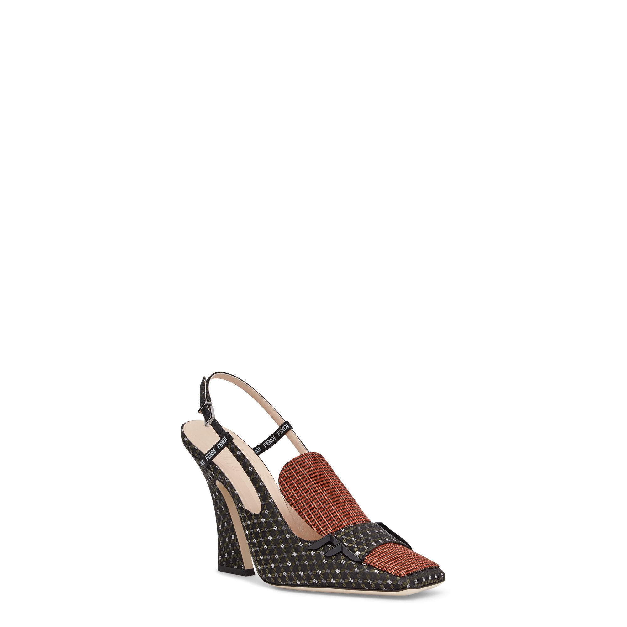 Escarpin FFreedom en jacquard - Noir
