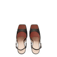 Escarpin FFreedom en jacquard - Noir