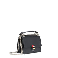 Sac petit Kan I en cuir - Noir & Multicolore