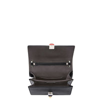 Sac petit Kan I en cuir - Noir & Multicolore