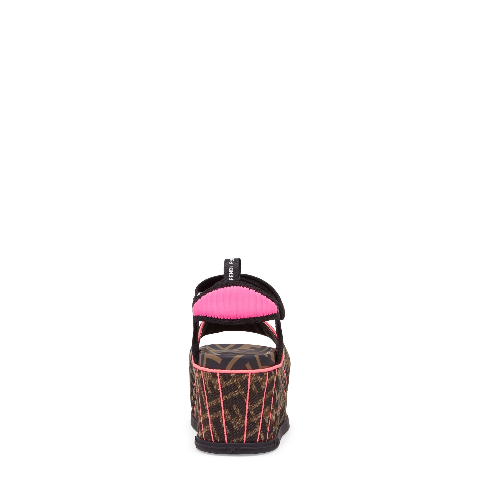 Sandales FFreedom - Marron & Rose Fluo