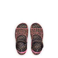 Sandales FFreedom - Marron & Rose Fluo