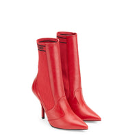 Bottes Rockoko en cuir - Rouge