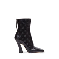 Bottines en cuir noir - Noir