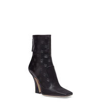 Bottines en cuir noir - Noir