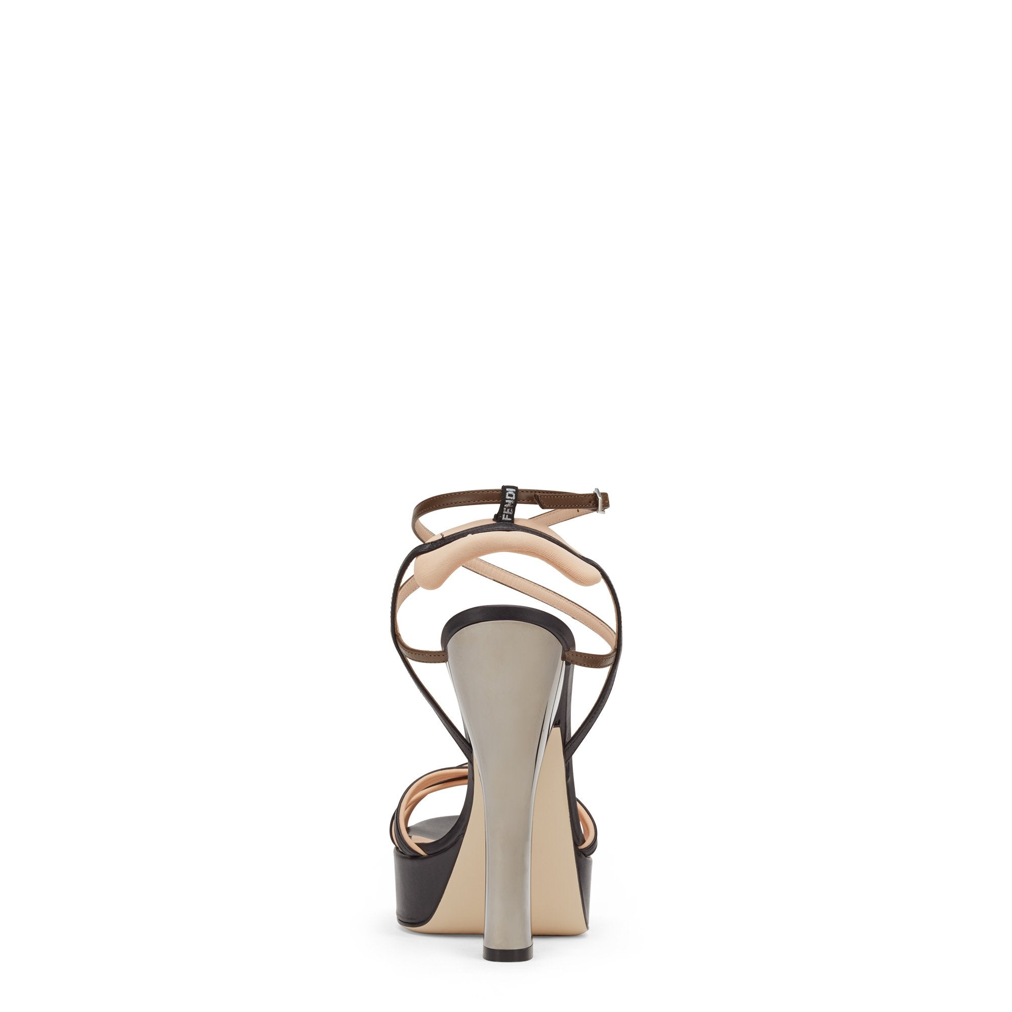 Sandales colibrì en cuir - Noir