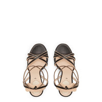 Sandales colibrì en cuir - Noir