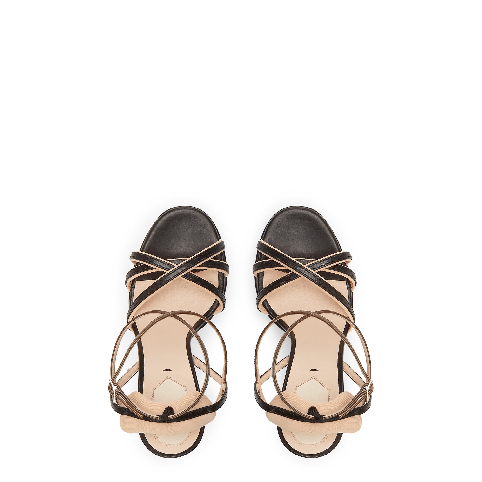 Sandales colibrì en cuir - Noir