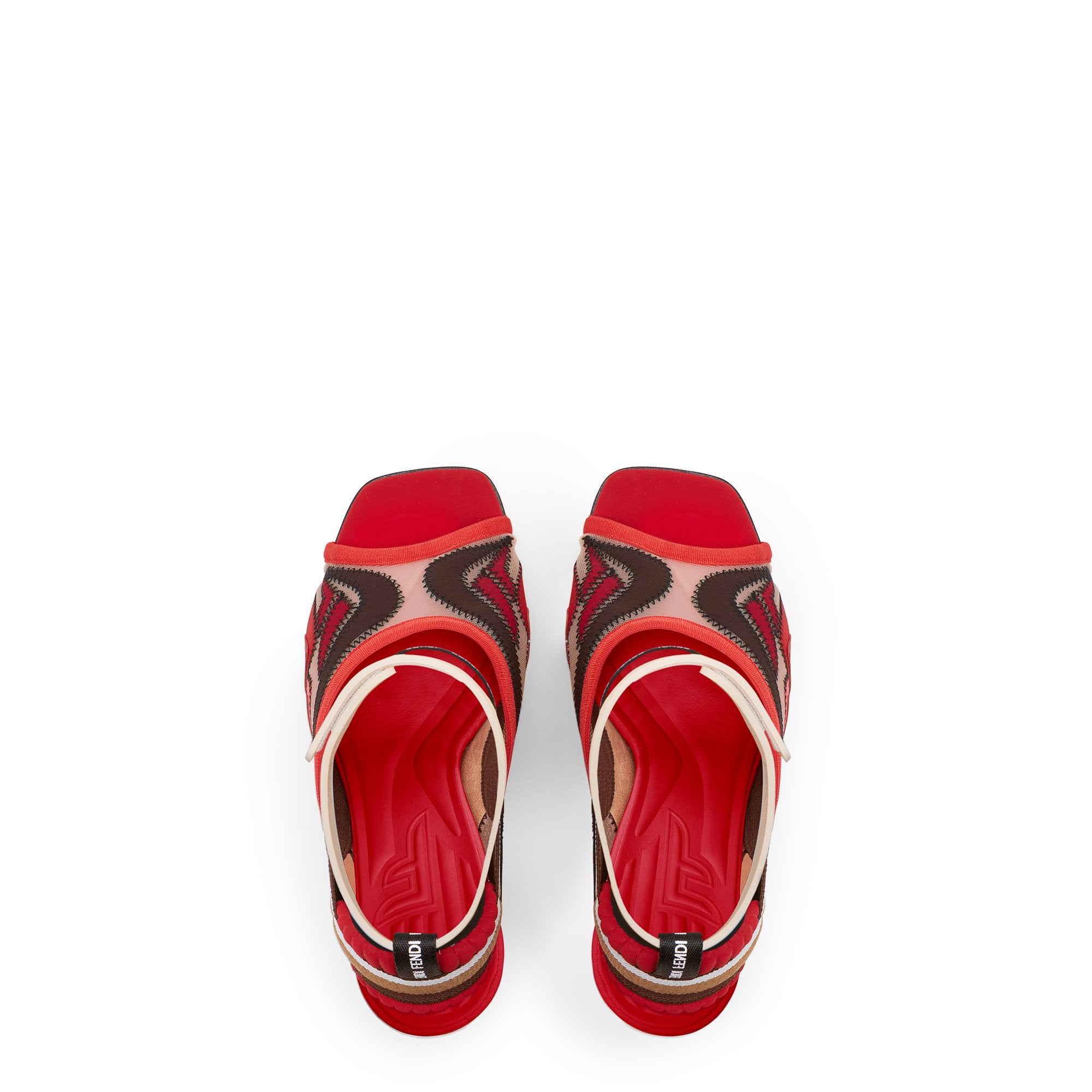 Sandales haute FFreedom - Rouge