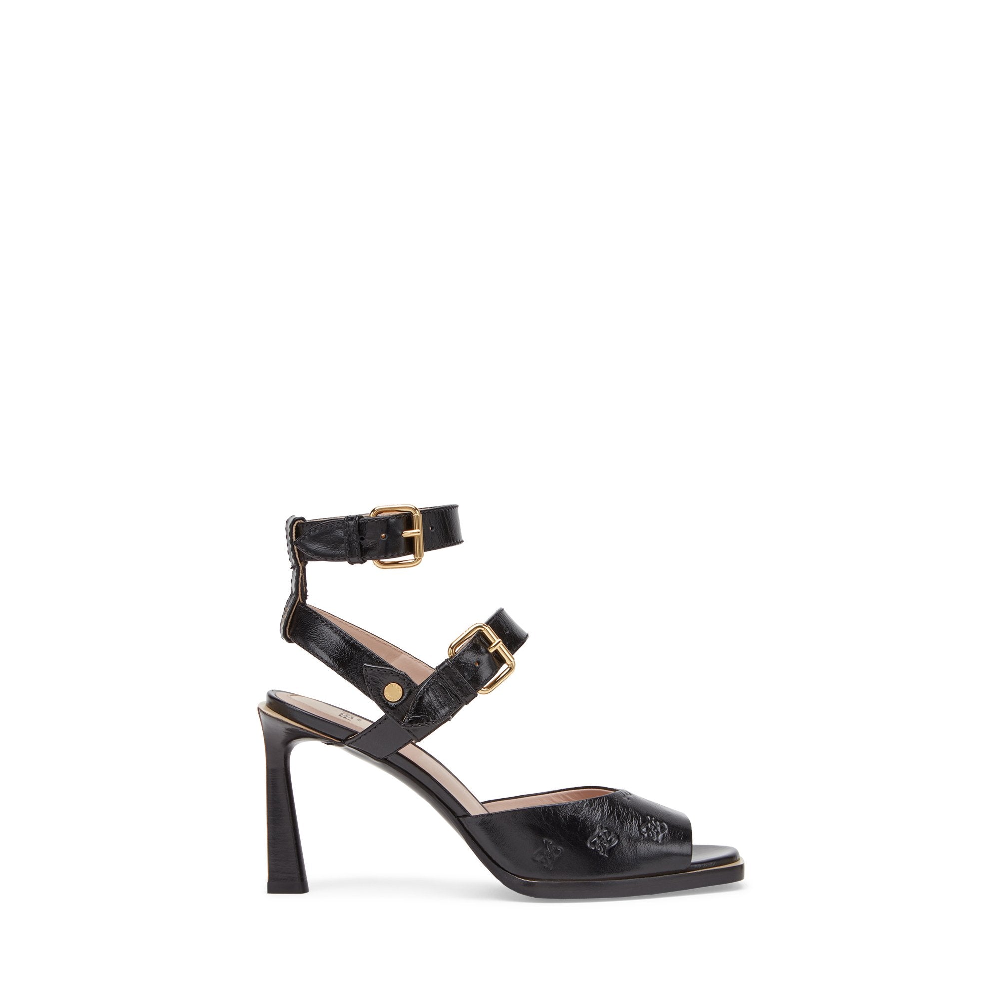 Sandales en cuir - Noir