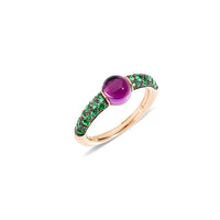 Bague M'Ama Non M'Ama en Or Rose 18K & Améthyste et Grenat tsavorite