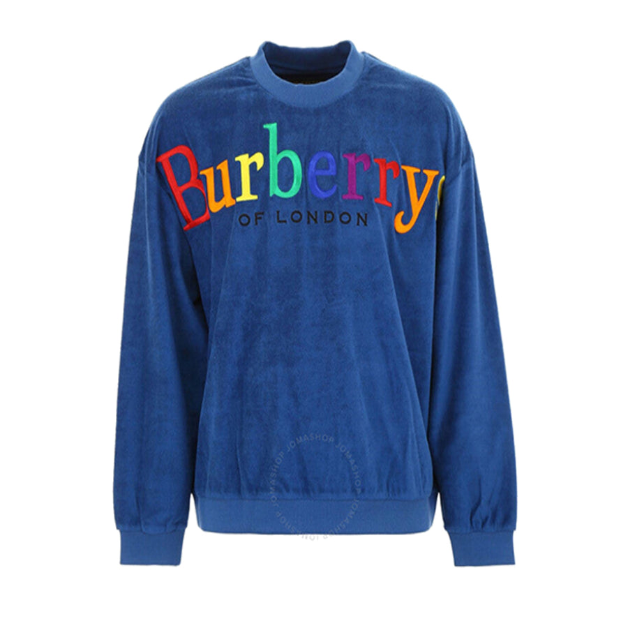 Sweat-shirt en tissu éponge avec logo d'archive - Canvas Blue
