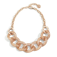 Collier Arabesque en Or Rose 18K