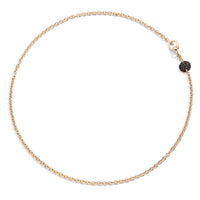 Collier Sabbia en Or Rose 18K & Diamant Noir