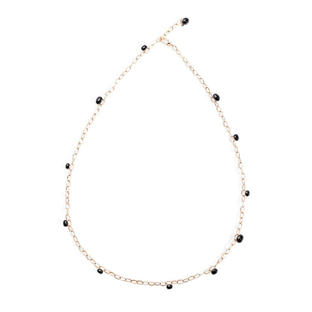 Collier Capri Ceramica en Or Rose 18K & Saphir Bleu et Céramique