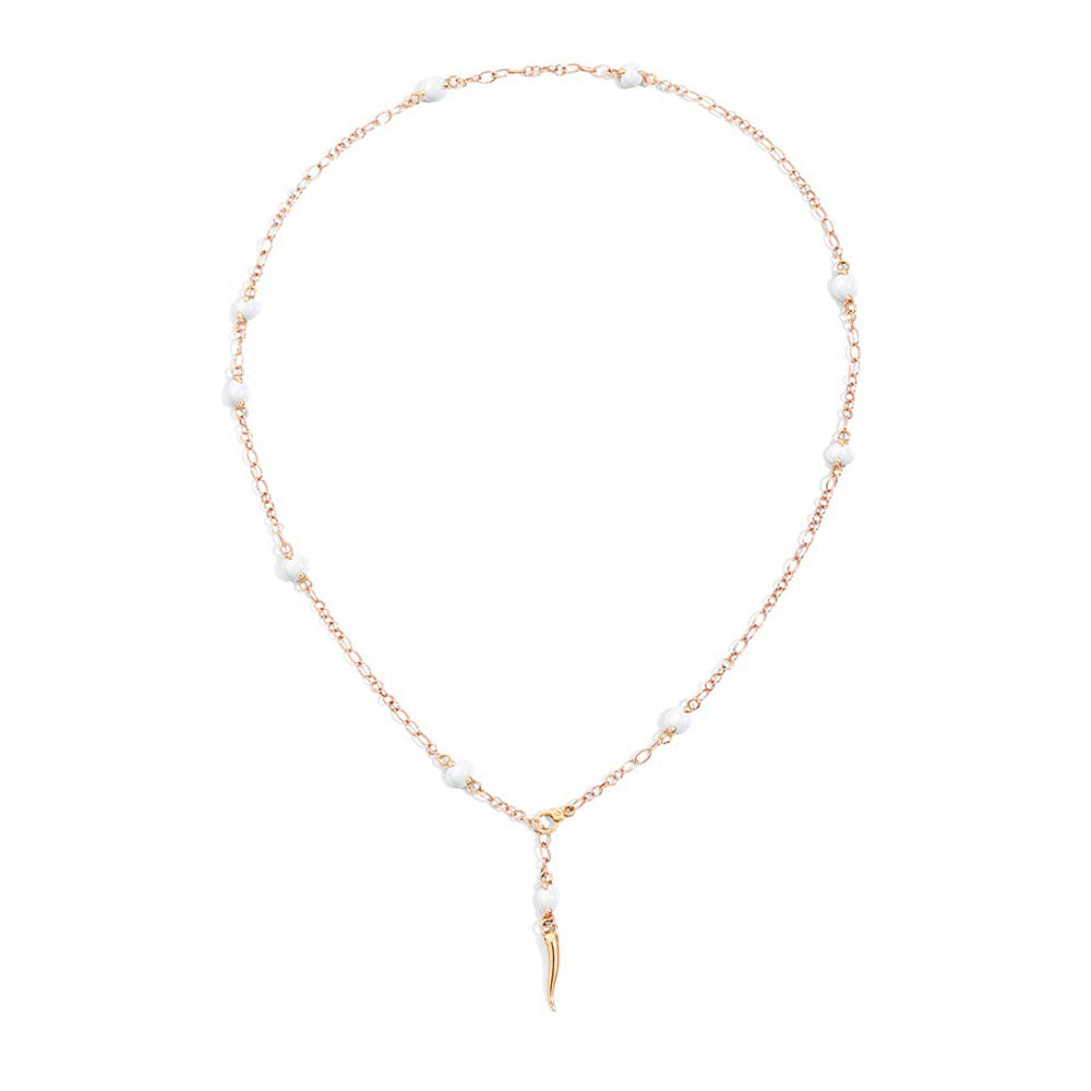 Collier Capri Ceramica en Or Rose 18K & Céramique