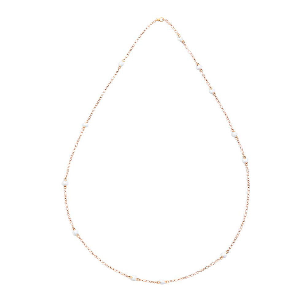 Collier Capri Ceramica en Or Rose 18K & Céramique