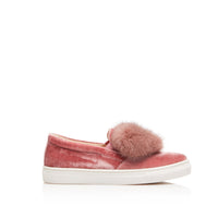 FLUFFY HEART MINI - Rose antique