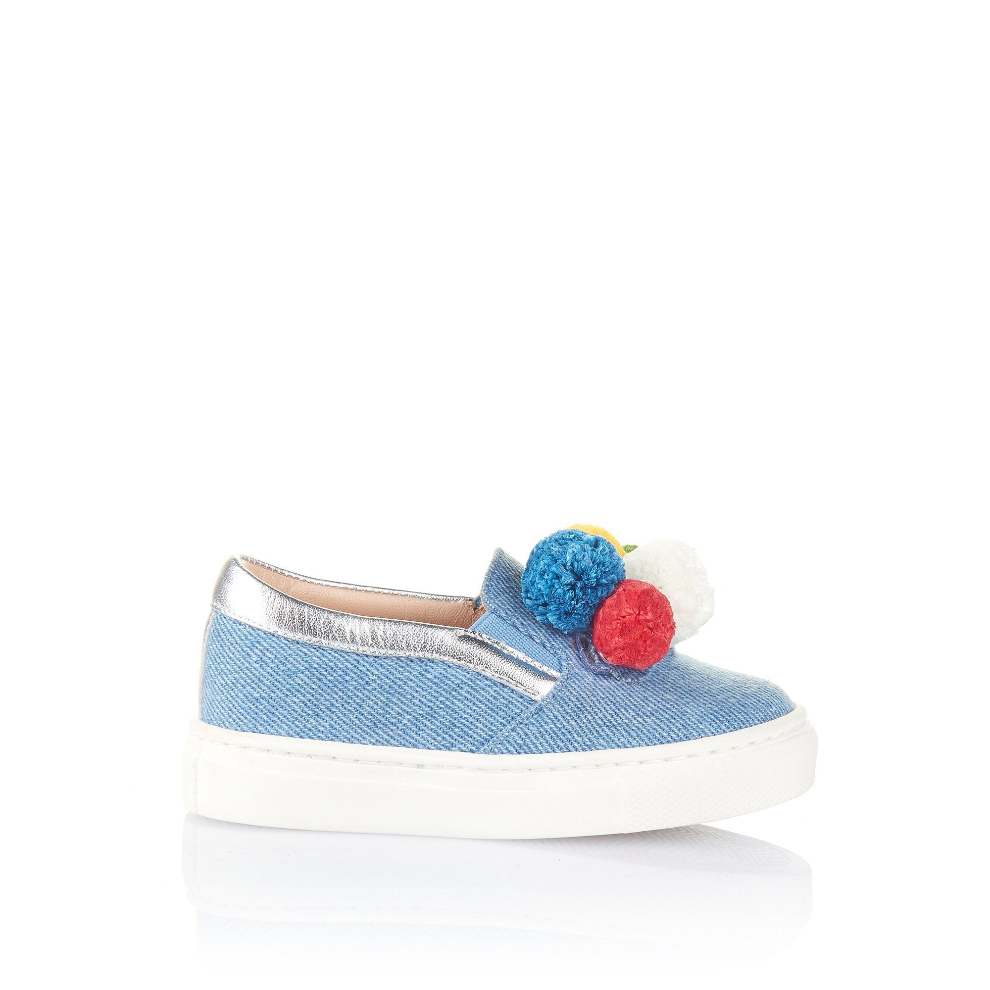 POM POM BABY - Bleu clair & multicolor