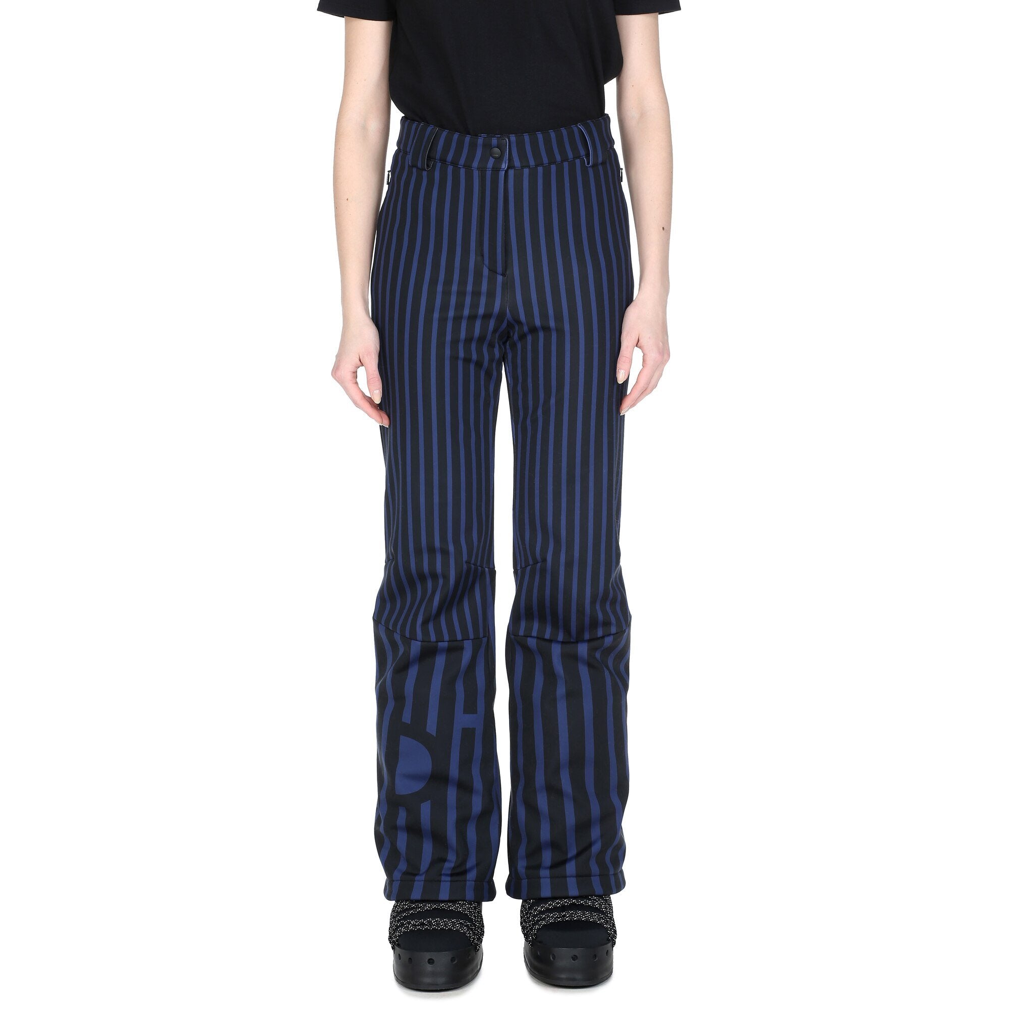 Pantalon de ski à rayures - Bleu & Noir