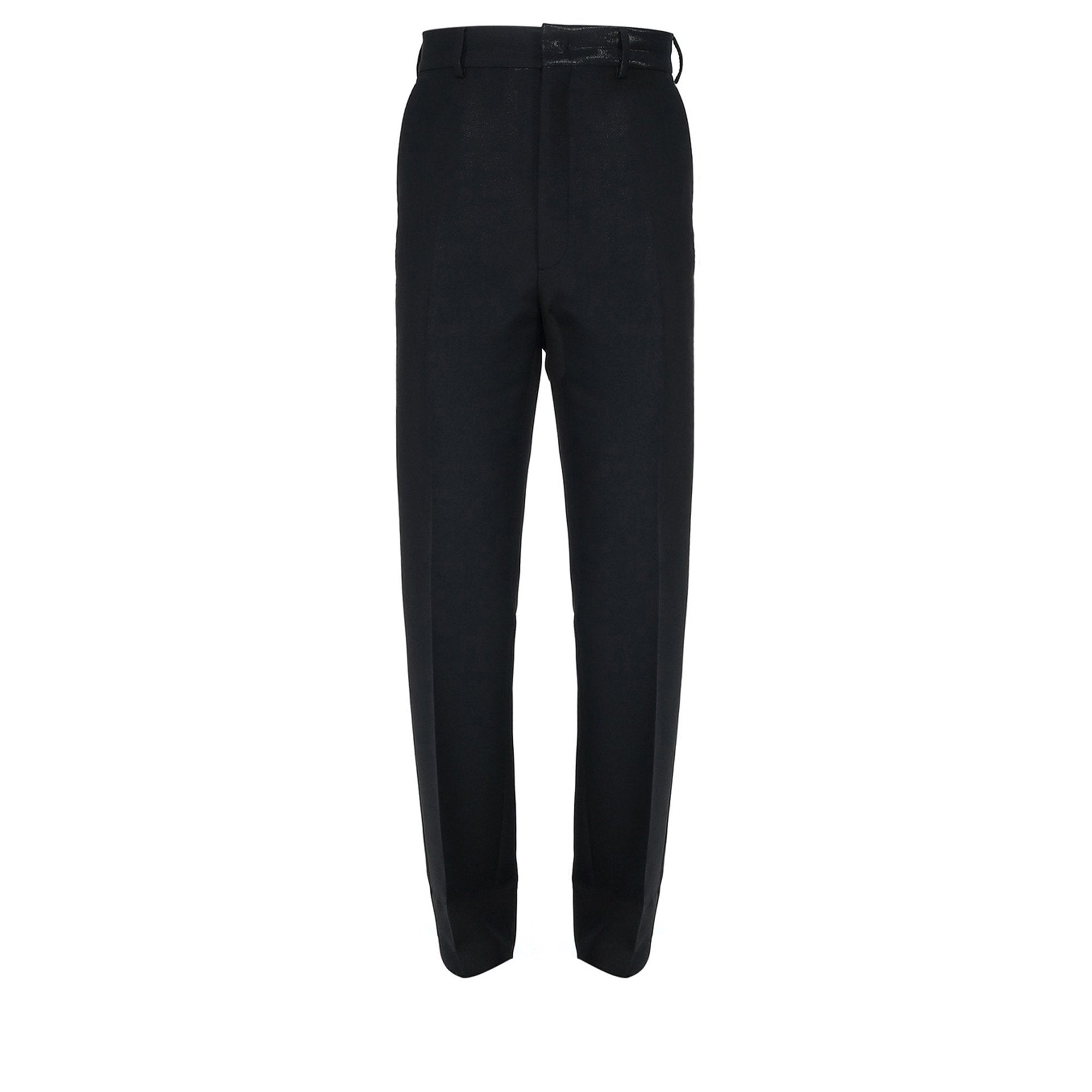 Pantalon coupe regular effet brillant - Noir