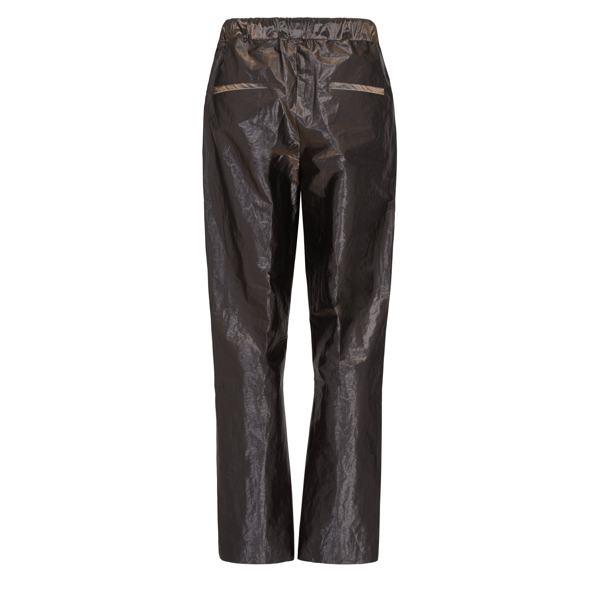 Pantalon métallisé - Marron foncé
