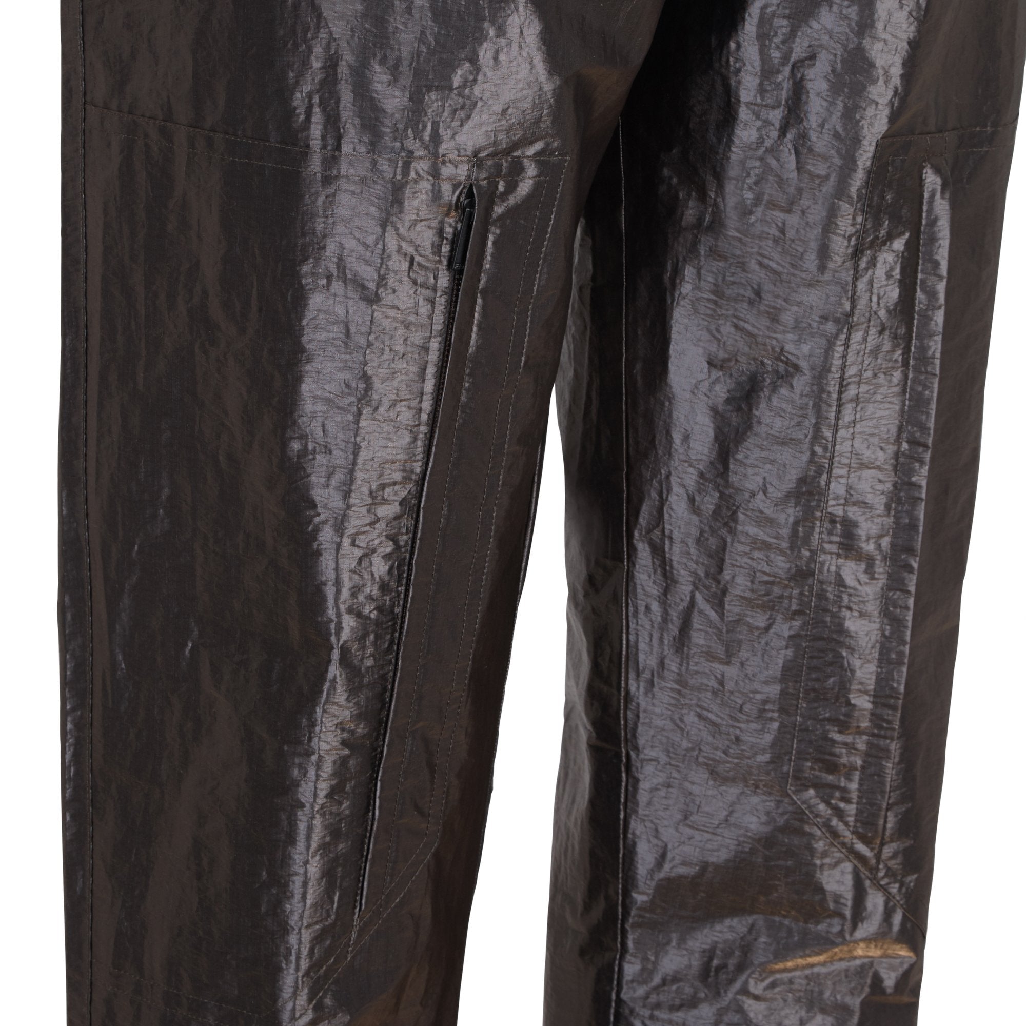 Pantalon métallisé - Marron foncé