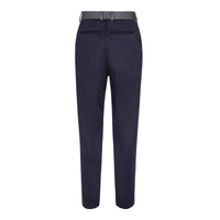 Pantalon taille haute - Bleu & Gris