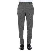 Pantalon coupe regular en laine - Gris