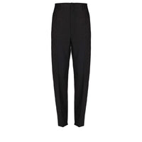 Pantalon coupe regular en organza - Noir