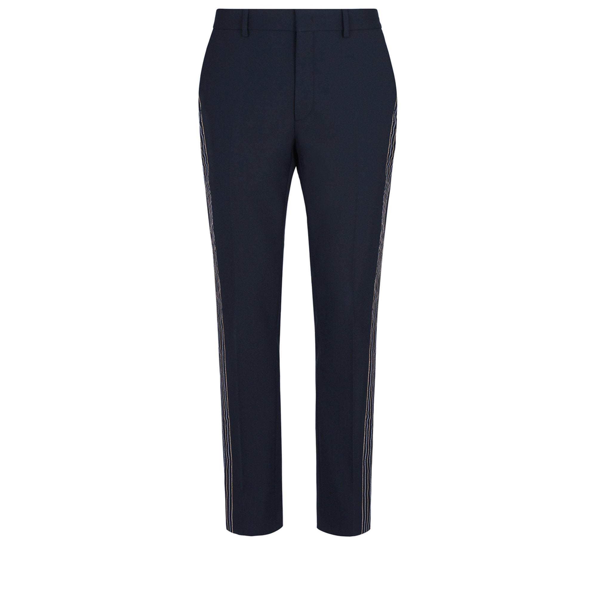 Pantalon coupe regular - Bleu
