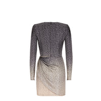 Robe courte en soie - Marron