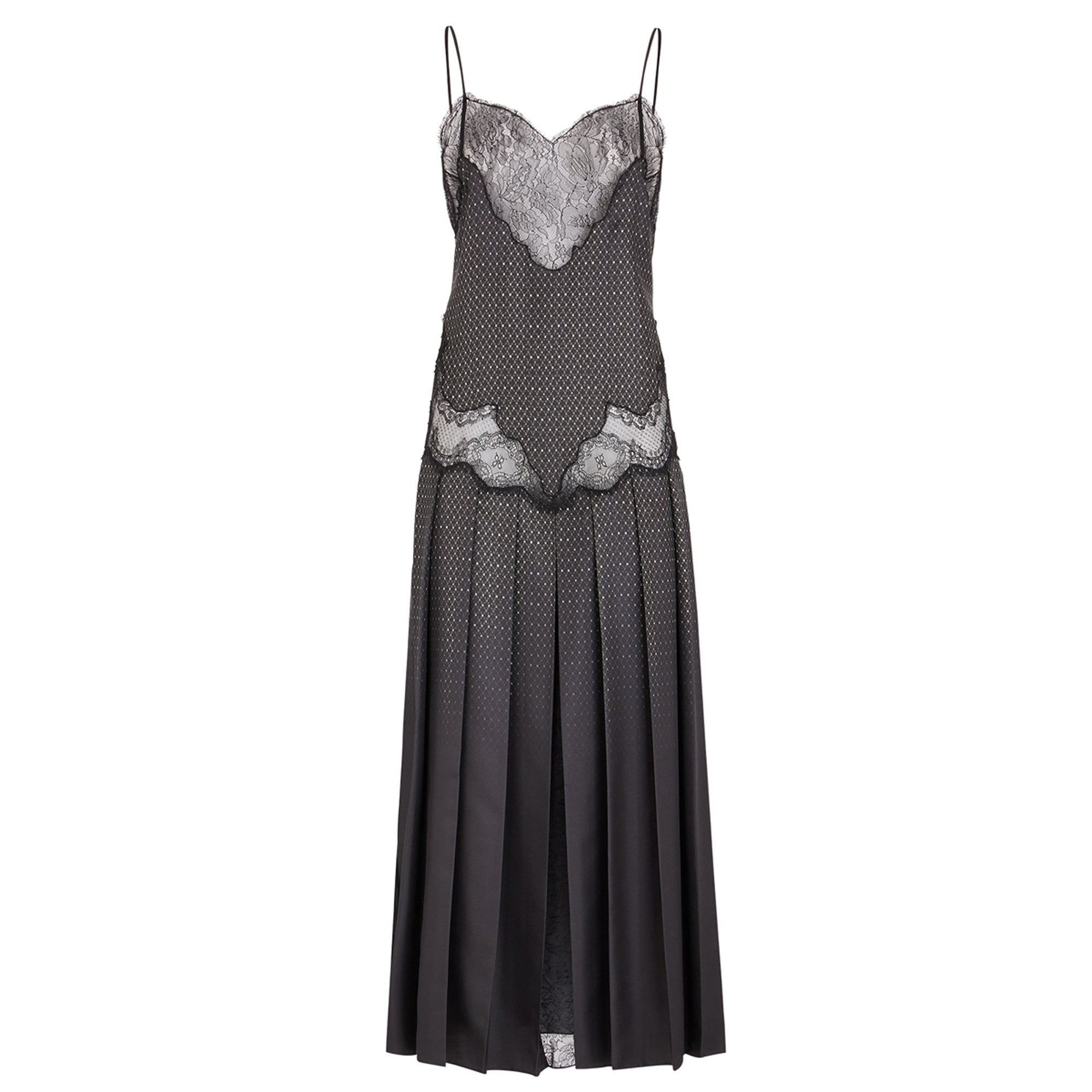 Robe nuisette en soie - Noir